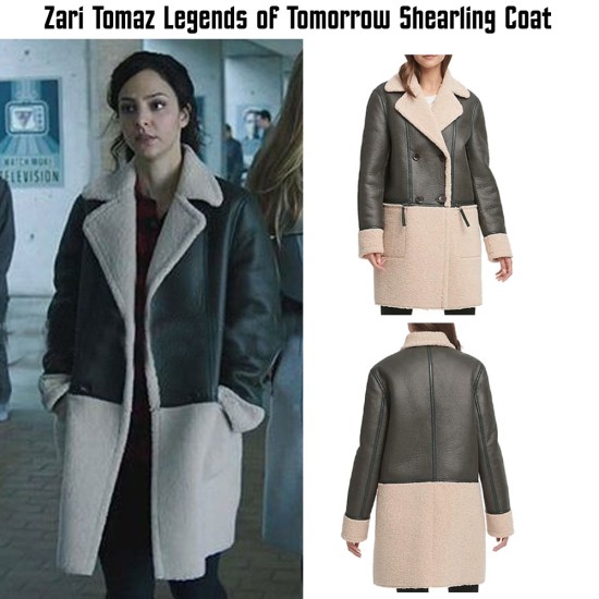 Legends of Tomorrow Tala Ashe Black Leather Coat