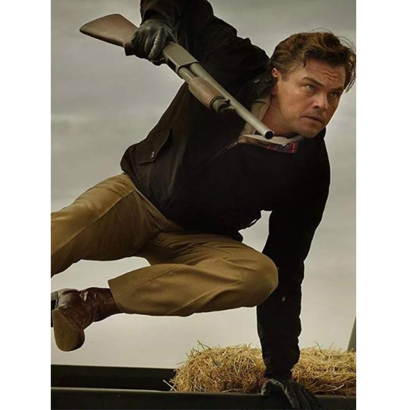 Leonardo Dicaprio Once Upon a Time In Hollywood Cotton Jacket Leonardo Dicaprio Once Upon a Time In Hollywood Cotton Jacket