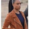 Michelle Mitchenor Lethal Weapon Brown Jacket Michelle Mitchenor Lethal Weapon Brown Jacket