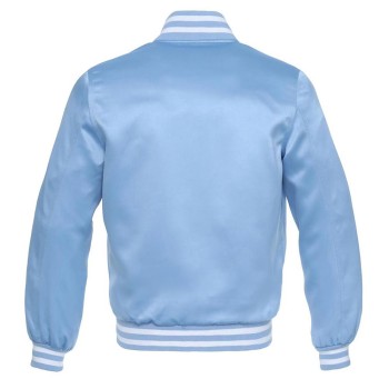Light Baby Blue Varsity Jacket