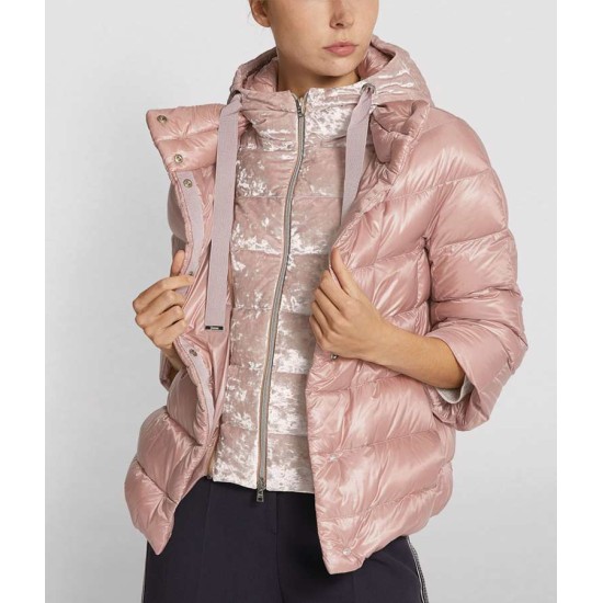 Light Pink Puffer Jacket