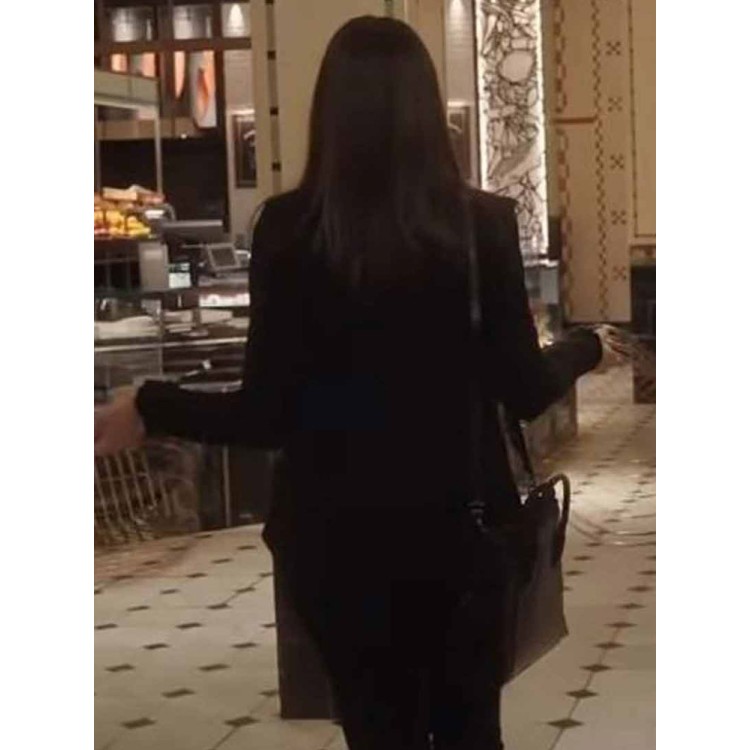 Anne Hathaway Locked Down Wool Jacket Anne Hathaway Locked Down Wool Jacket