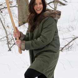 Liv Tyler The Leftovers Meg Jacket with Fur Hoodie