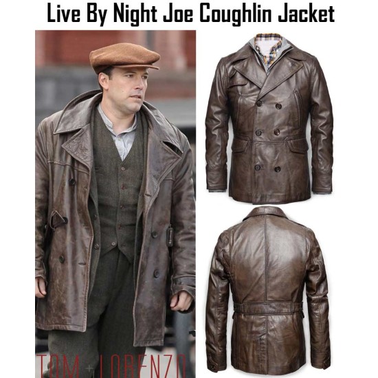 Ben Affleck Live By Night Joe Coughlin Leather Jacket