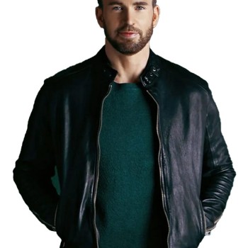 Live Smarter Better World Chris Evans Leather Jacket