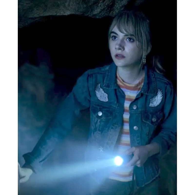 Locke and Key Emilia Jones Denim Blue Jacket Locke and Key Emilia Jones Denim Blue Jacket