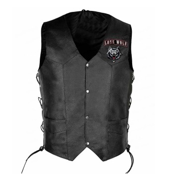 Lone Wolf Biker Vest