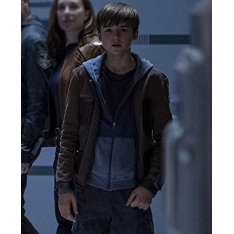 Lost in Space Maxwell Jenkins Brown Jacket Lost in Space Maxwell Jenkins Brown Jacket