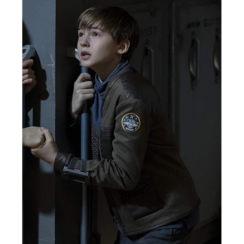Lost in Space Maxwell Jenkins Brown Jacket Lost in Space Maxwell Jenkins Brown Jacket