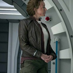 Molly Parker Lost In Space Leather Jacket