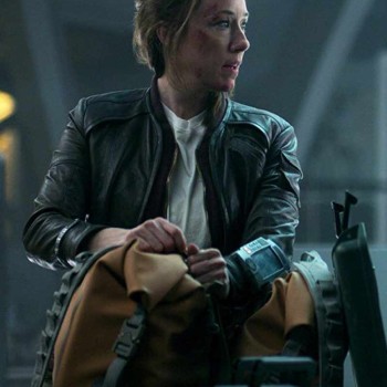 Molly Parker Lost In Space Leather Jacket