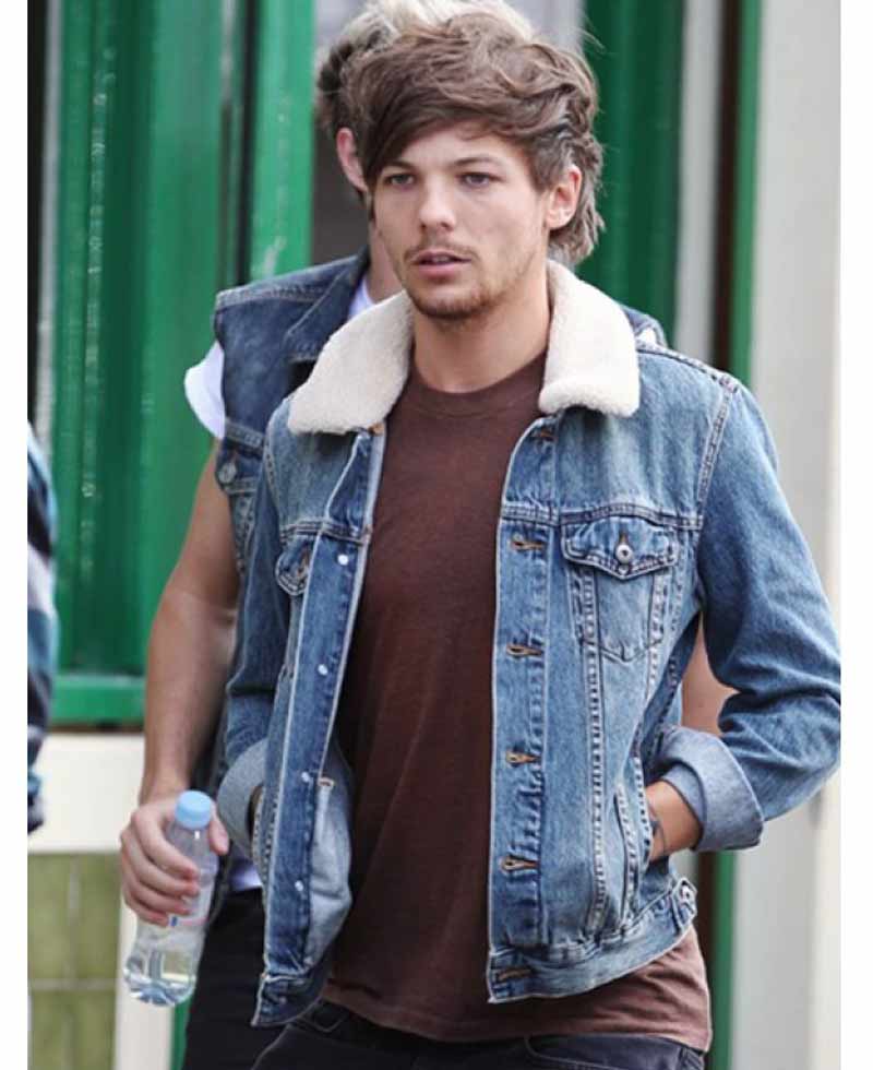 InStylesShop28 Louis Tomlinson Walls Painted Denim Jacket