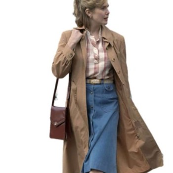 Love and Death 2023 Elizabeth Olsen Coat