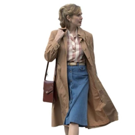 Love and Death 2023 Elizabeth Olsen Coat Love and Death 2023 Elizabeth Olsen Coat