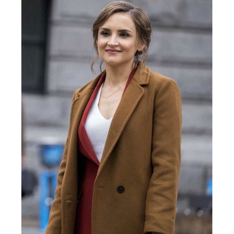 Rachael Leigh Cook Love Guaranteed Brown Wool Coat Rachael Leigh Cook Love Guaranteed Brown Wool Coat