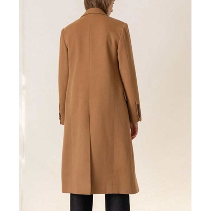 Rachael Leigh Cook Love Guaranteed Brown Wool Coat Rachael Leigh Cook Love Guaranteed Brown Wool Coat
