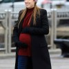 Love Life Anna Kendrick Wool Black Coat Love Life Anna Kendrick Wool Black Coat