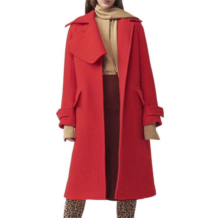 Anna Kendrick Love Life Red Wool Coat Anna Kendrick Love Life Red Wool Coat