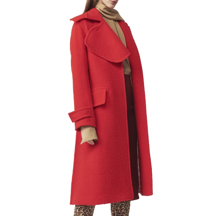 Anna Kendrick Love Life Red Wool Coat Anna Kendrick Love Life Red Wool Coat