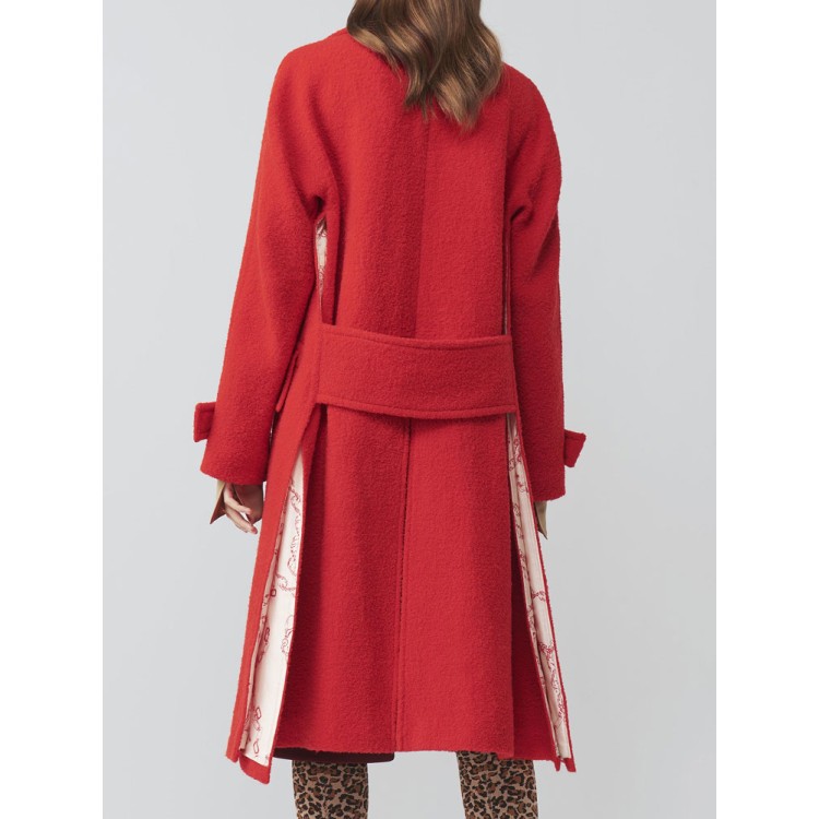 Anna Kendrick Love Life Red Wool Coat Anna Kendrick Love Life Red Wool Coat