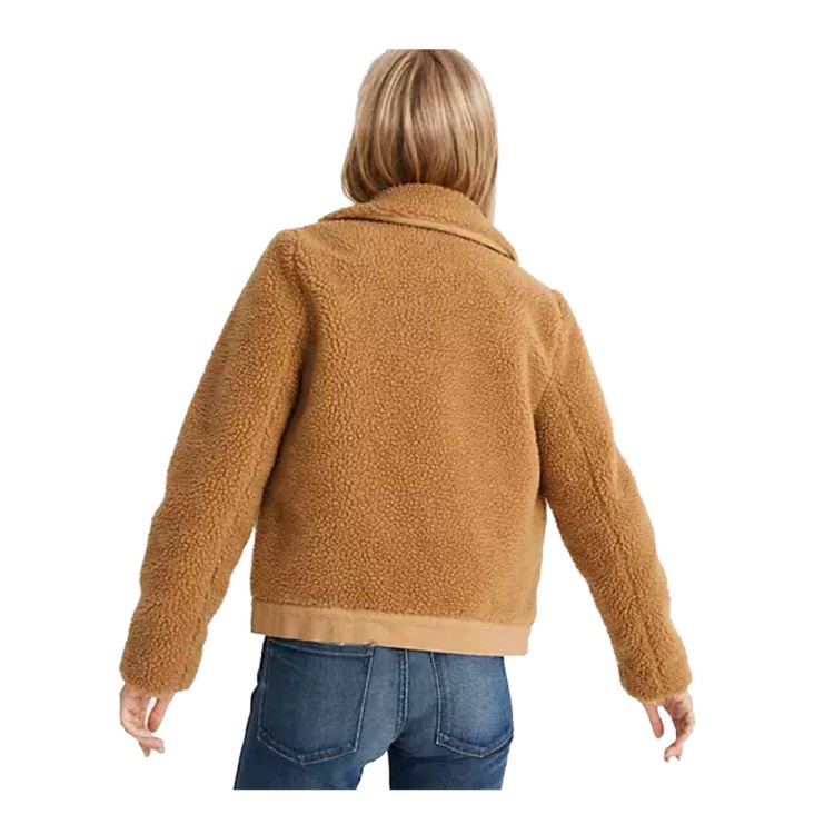Anna Kendrick Love Life Fur Sherpa Jacket Anna Kendrick Love Life Fur Sherpa Jacket