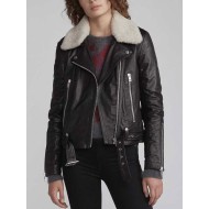 Love Life Zoe Chao Belted Leather Jacket