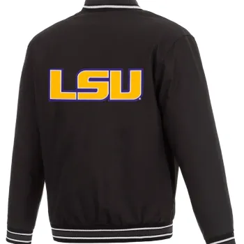 LSU Black Bomber Jacket