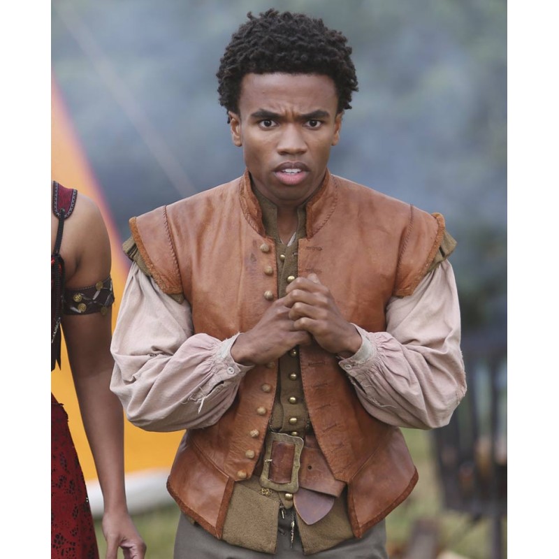 Galavant Luke Youngblood Leather Vest Galavant Luke Youngblood Leather Vest