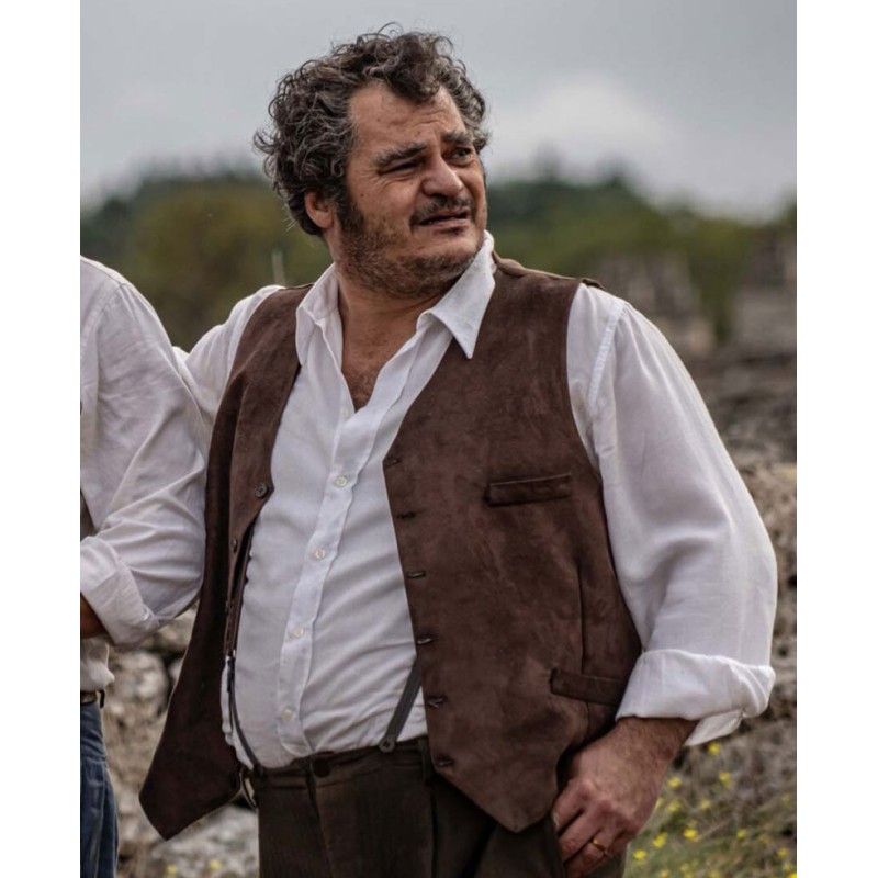 L'ultimo Paradiso Antonio Gerardi Suede Leather Vest L'ultimo Paradiso Antonio Gerardi Suede Leather Vest