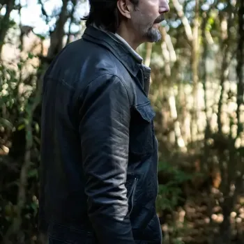 Macgyver Henry Ian Cusick Black Leather Jacket