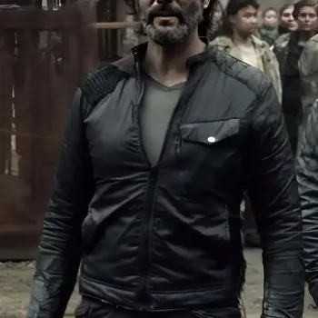 Macgyver Henry Ian Cusick Black Leather Jacket