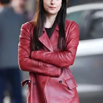Madame Web 2024 Dakota Johnson Leather Coat