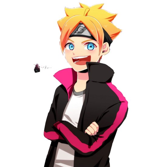 Boruto Uzumaki Naruto Black Jacket