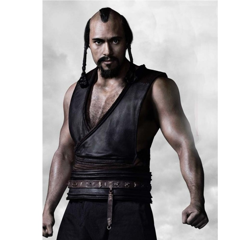 Marco Polo TV Series Byamba Leather Vest Marco Polo TV Series Byamba Leather Vest