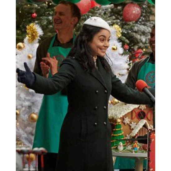 Princess Switch Switched Again Vanessa Hudgens Double Breasted Coat
