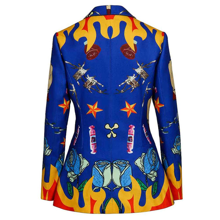 Birds of Prey Margot Robbie Blue Blazer Birds of Prey Margot Robbie Blue Blazer