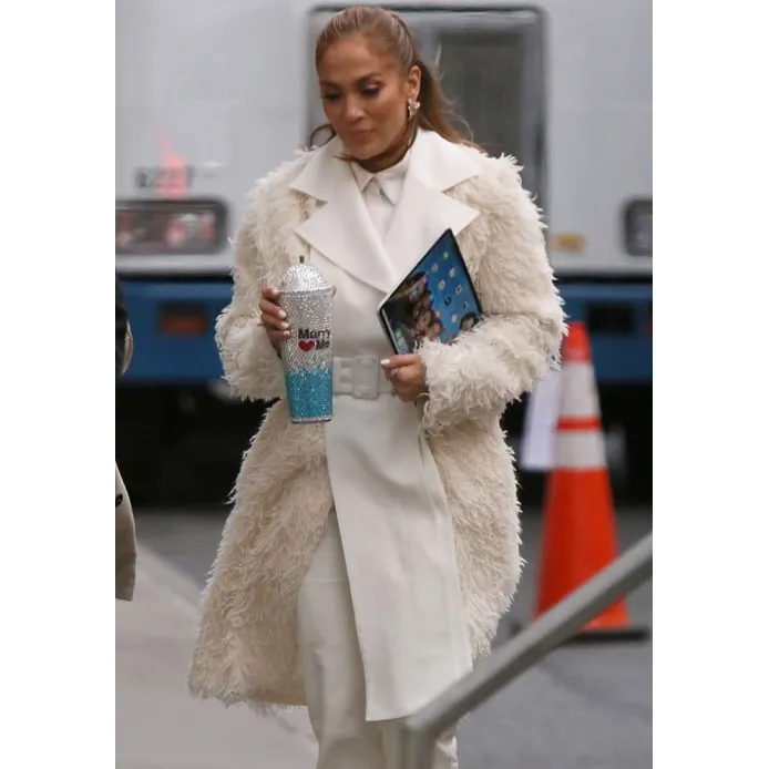 Marry Me Kat Valdez Fur White Coat Marry Me Kat Valdez Fur White Coat