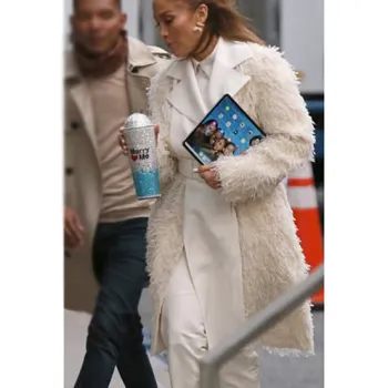 Marry Me Kat Valdez Fur White Coat