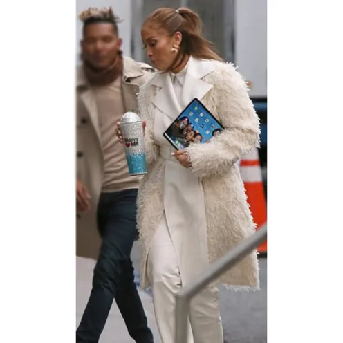 Marry Me Kat Valdez Fur White Coat Marry Me Kat Valdez Fur White Coat