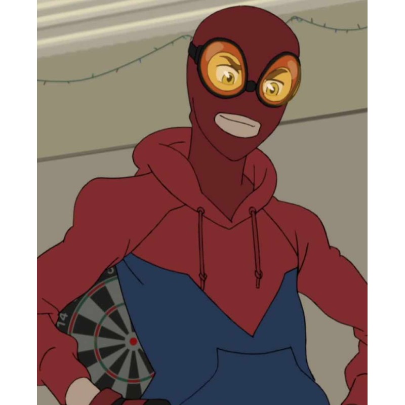 Marvel's Spider-Man Red and Blue Hoodie