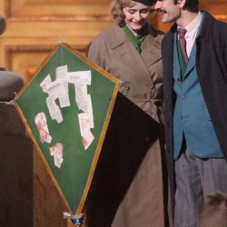 Mary Poppins Returns Emily Mortimer Brown Coat