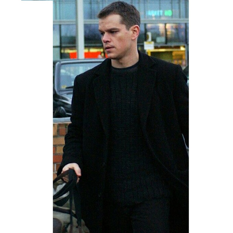 Matt Damon The Bourne Supremacy Black Coat Matt Damon The Bourne Supremacy Black Coat