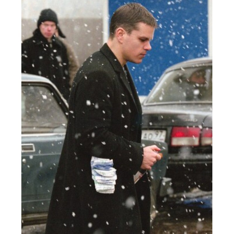 Matt Damon The Bourne Supremacy Black Coat Matt Damon The Bourne Supremacy Black Coat