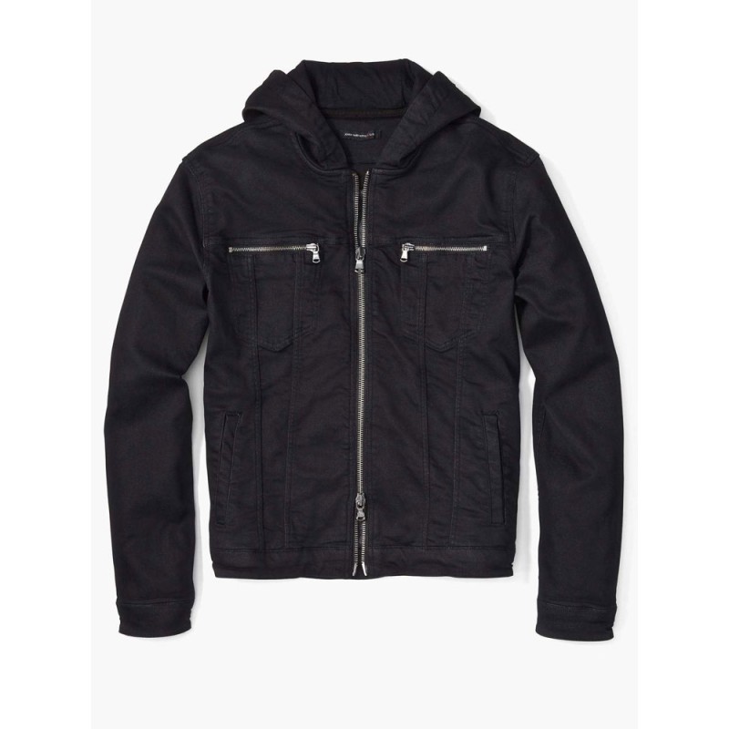 The Resident S04 Matt Czuchry Denim Black Jacket The Resident S04 Matt Czuchry Denim Black Jacket