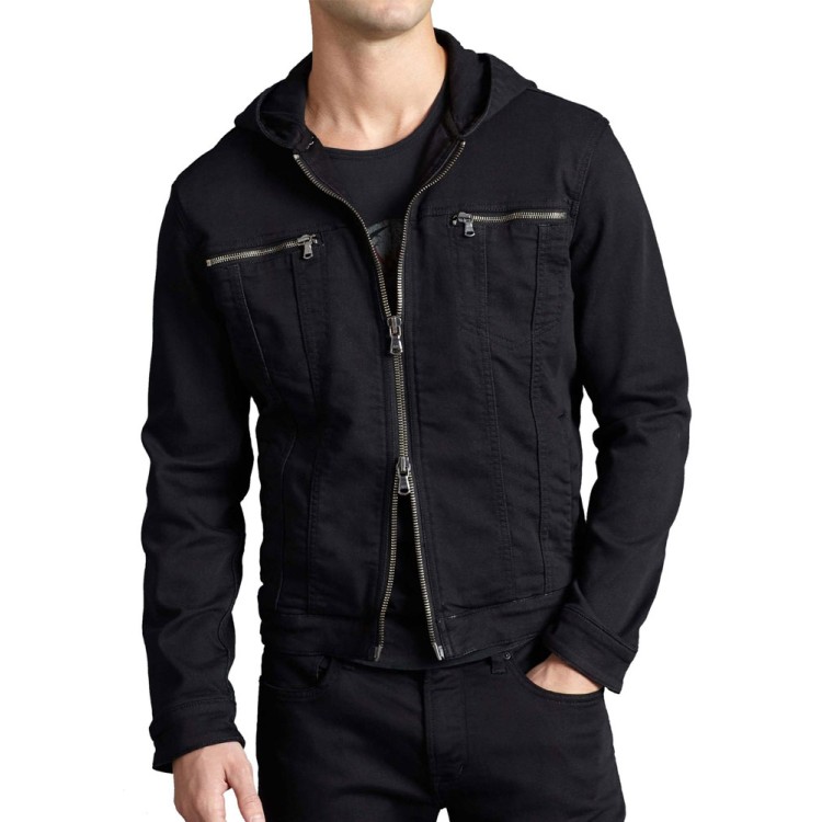 The Resident S04 Matt Czuchry Denim Black Jacket The Resident S04 Matt Czuchry Denim Black Jacket