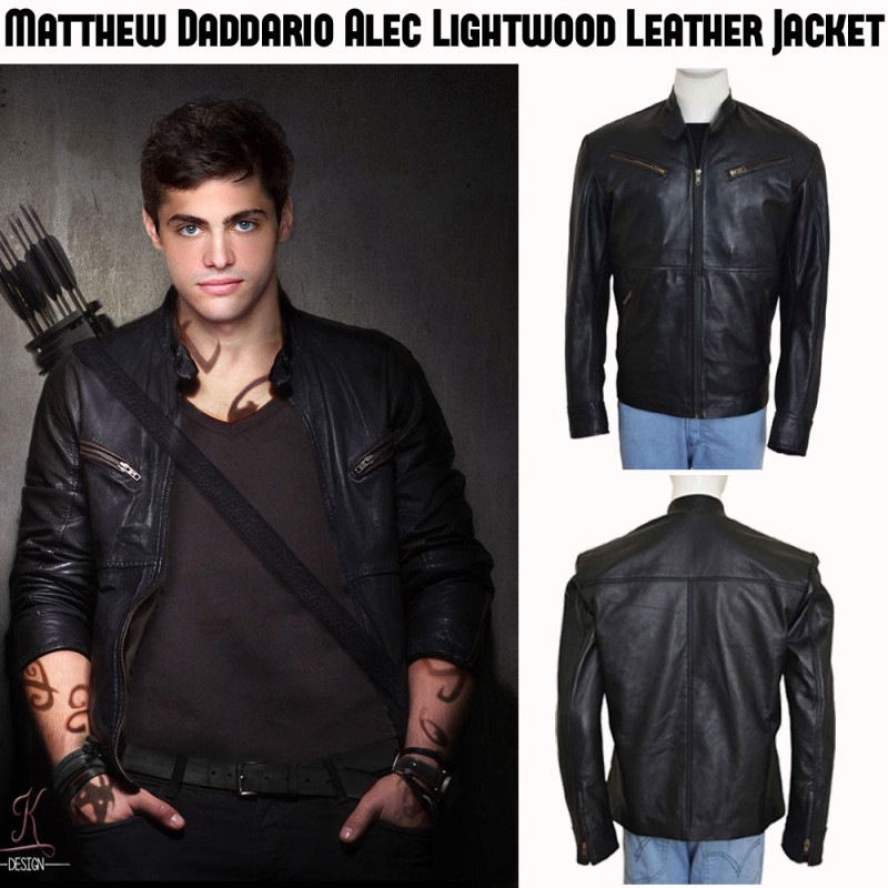 Matthew Daddario Shadowhunters Leather Jacket Matthew Daddario Shadowhunters Leather Jacket