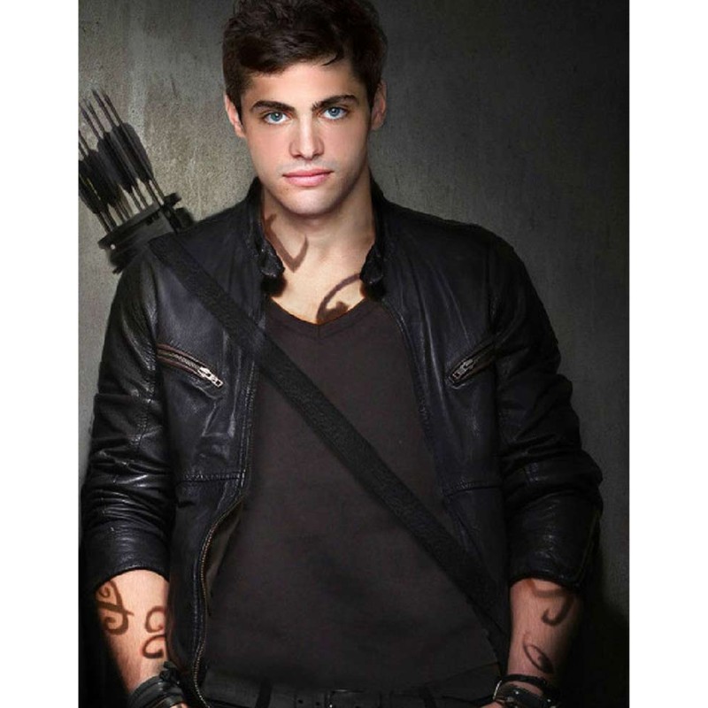 Matthew Daddario Shadowhunters Leather Jacket Matthew Daddario Shadowhunters Leather Jacket