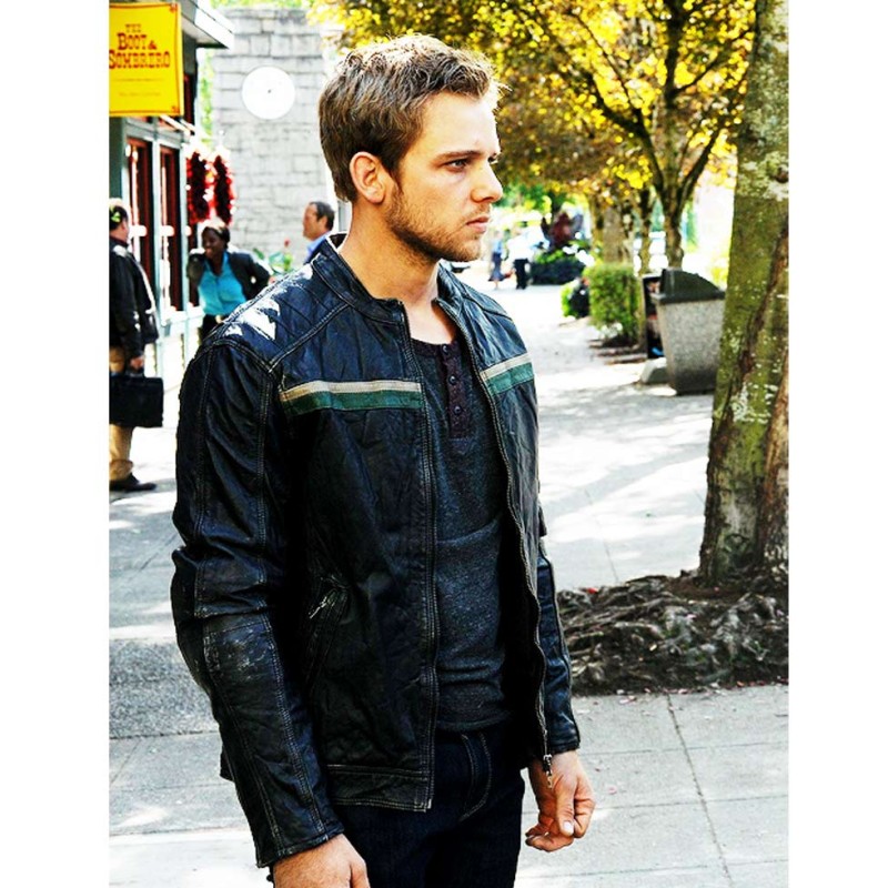 Bates Motel Max Thieriot Black Leather Jacket Bates Motel Max Thieriot Black Leather Jacket