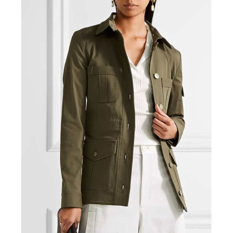 Melania Trump Cotton Military Jacket Melania Trump Cotton Military Jacket
