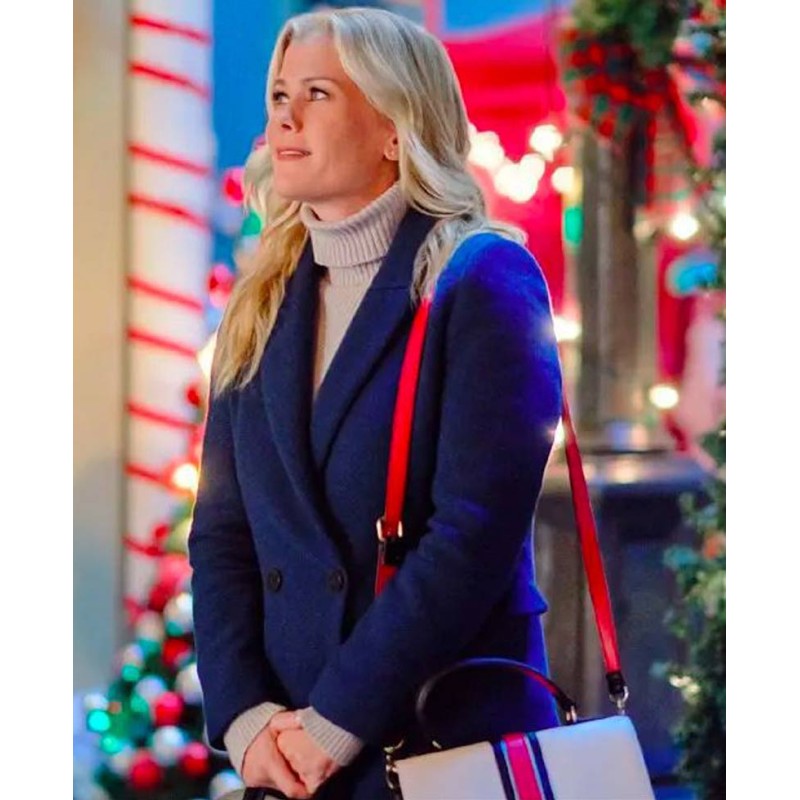Good Morning Christmas Alison Sweeney Double Breasted Coat Good Morning Christmas Alison Sweeney Double Breasted Coat
